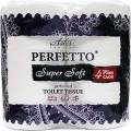 Perfetto Super Soft 4 рулона | туалетная бумага